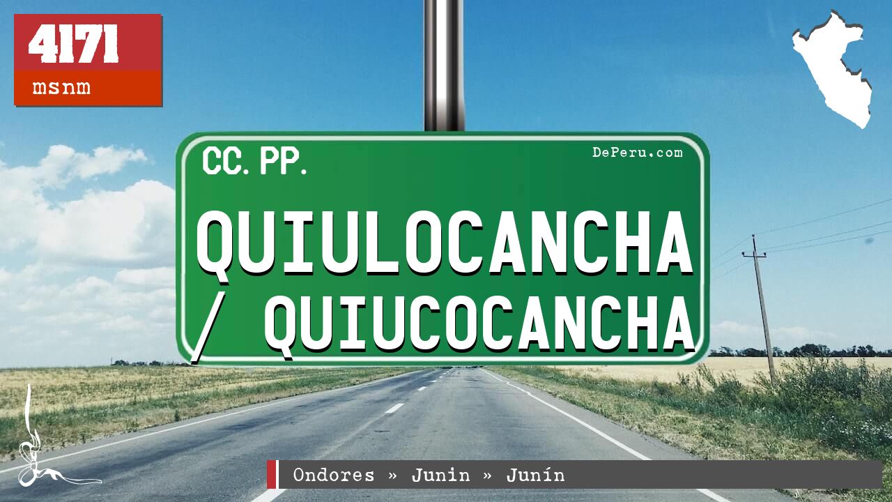 Quiulocancha / Quiucocancha