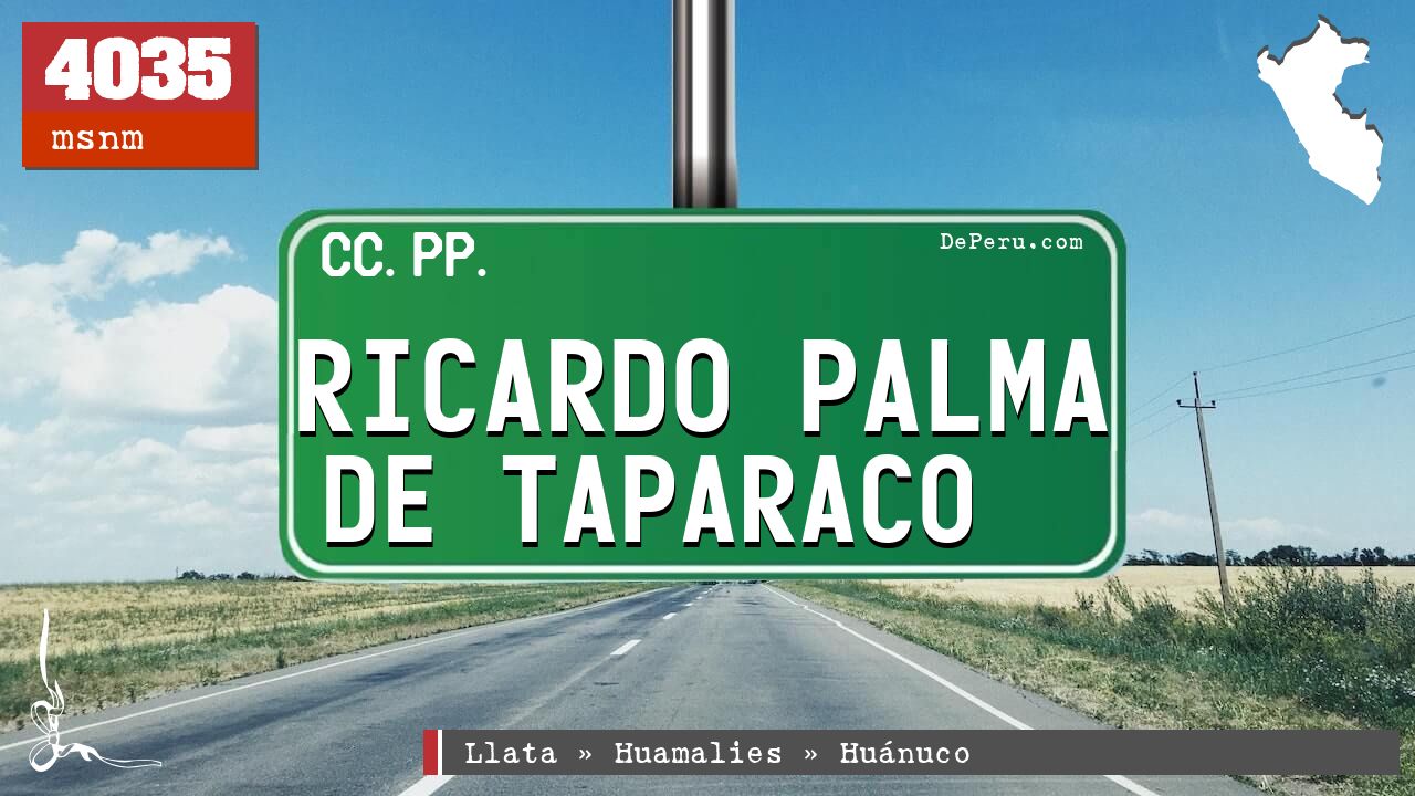 Ricardo Palma de Taparaco