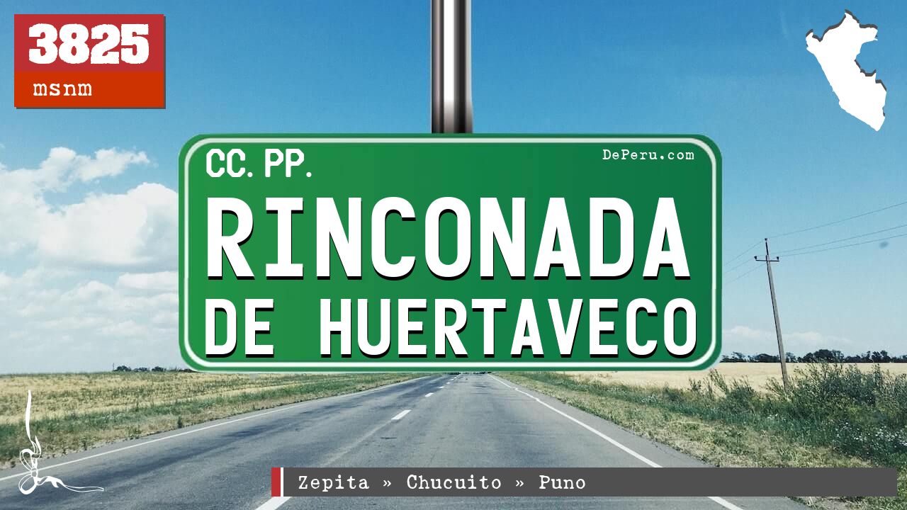 Rinconada de Huertaveco