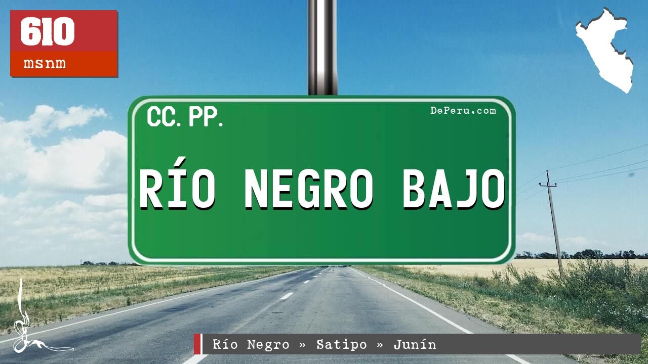 Ro Negro Bajo