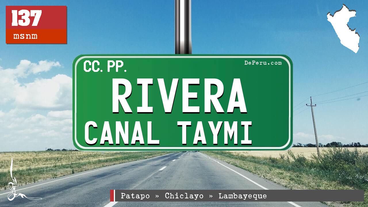 Rivera Canal Taymi