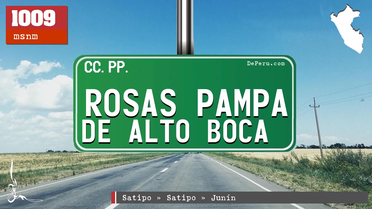 Rosas Pampa de Alto Boca