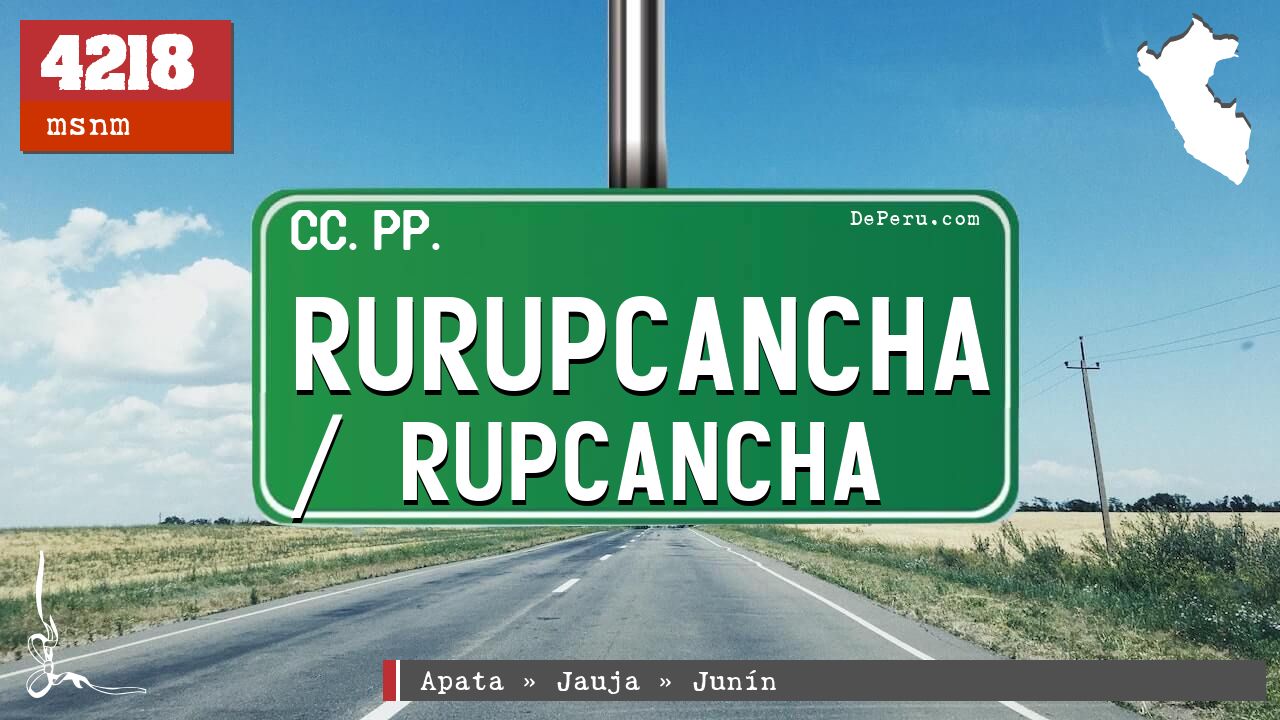 Rurupcancha / Rupcancha