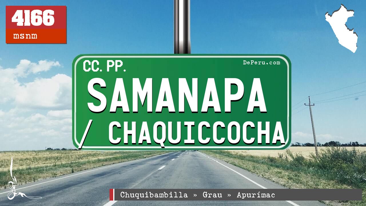 Samanapa / Chaquiccocha
