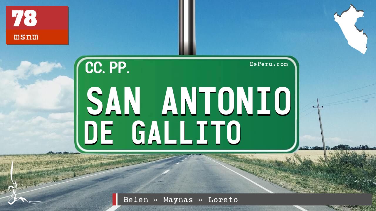 San Antonio de Gallito
