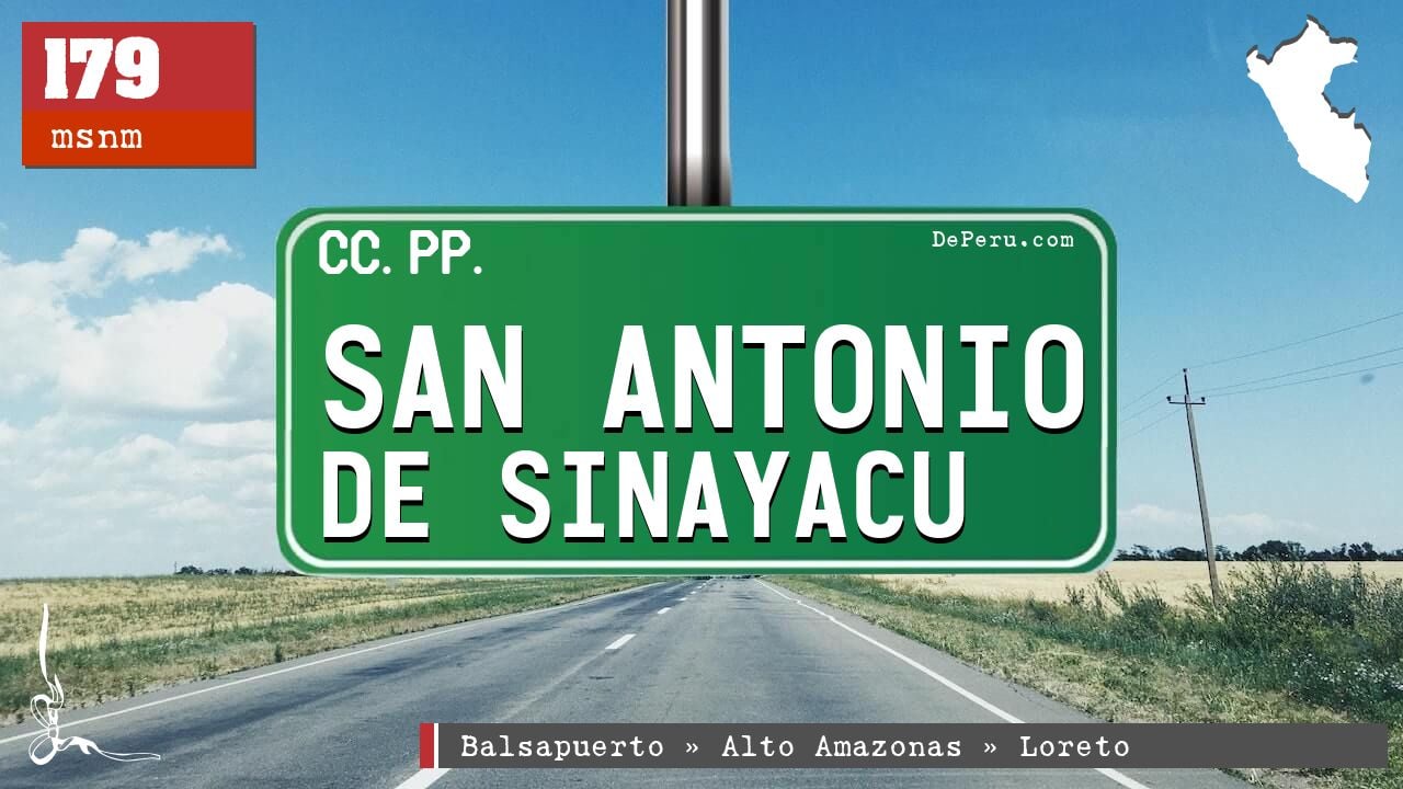 San Antonio de Sinayacu