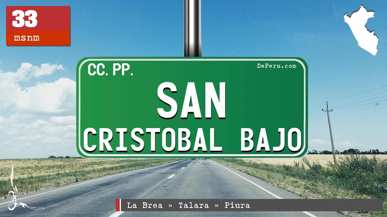 San Cristobal Bajo