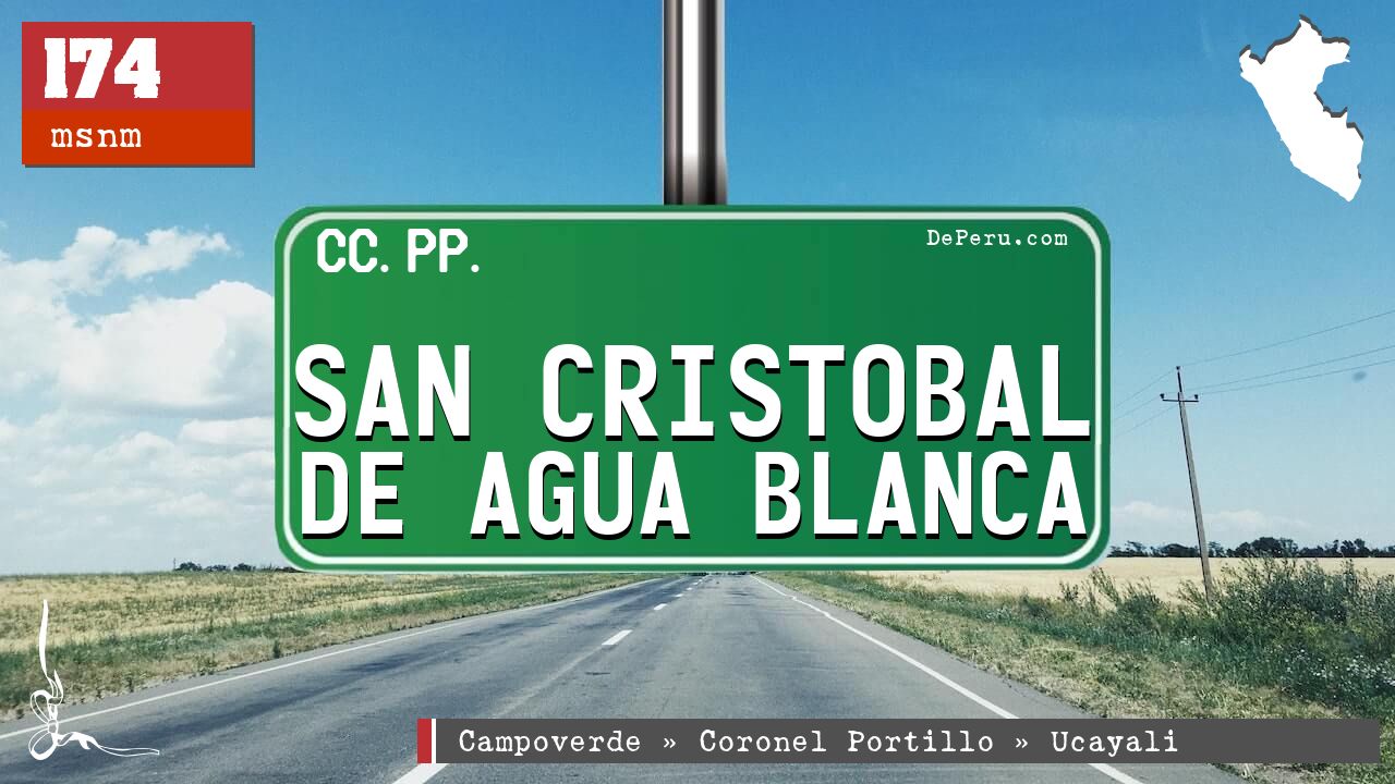 San Cristobal de Agua Blanca