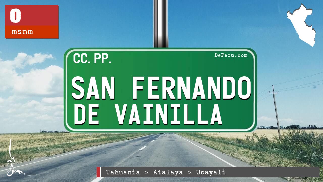 San Fernando De Vainilla