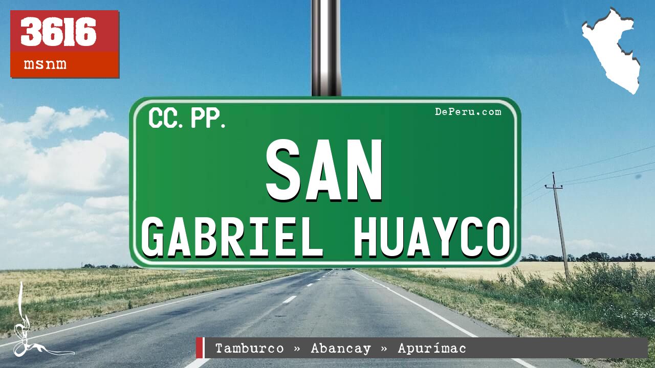 San Gabriel Huayco