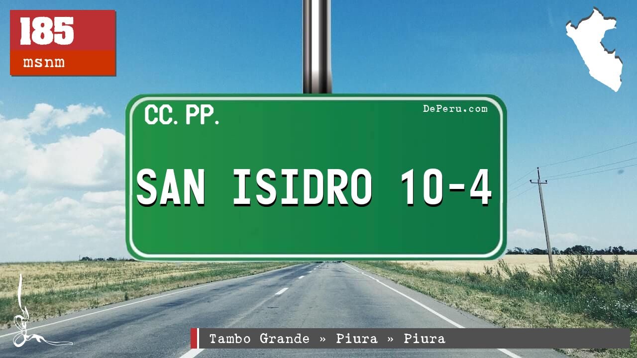 San Isidro 10-4