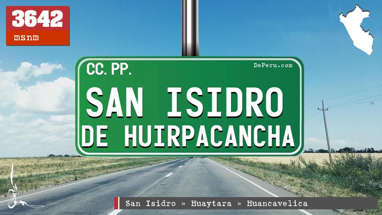 San Isidro de Huirpacancha