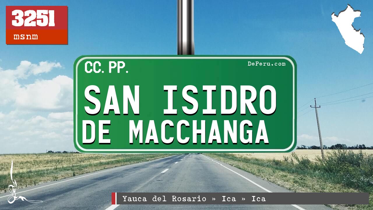 San Isidro de Macchanga