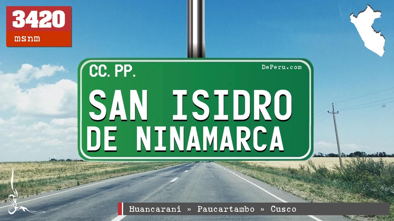 San Isidro de Ninamarca