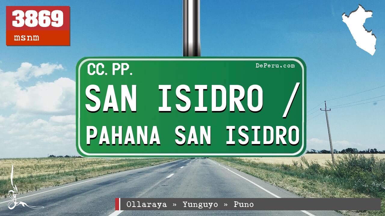 San Isidro / Pahana San Isidro