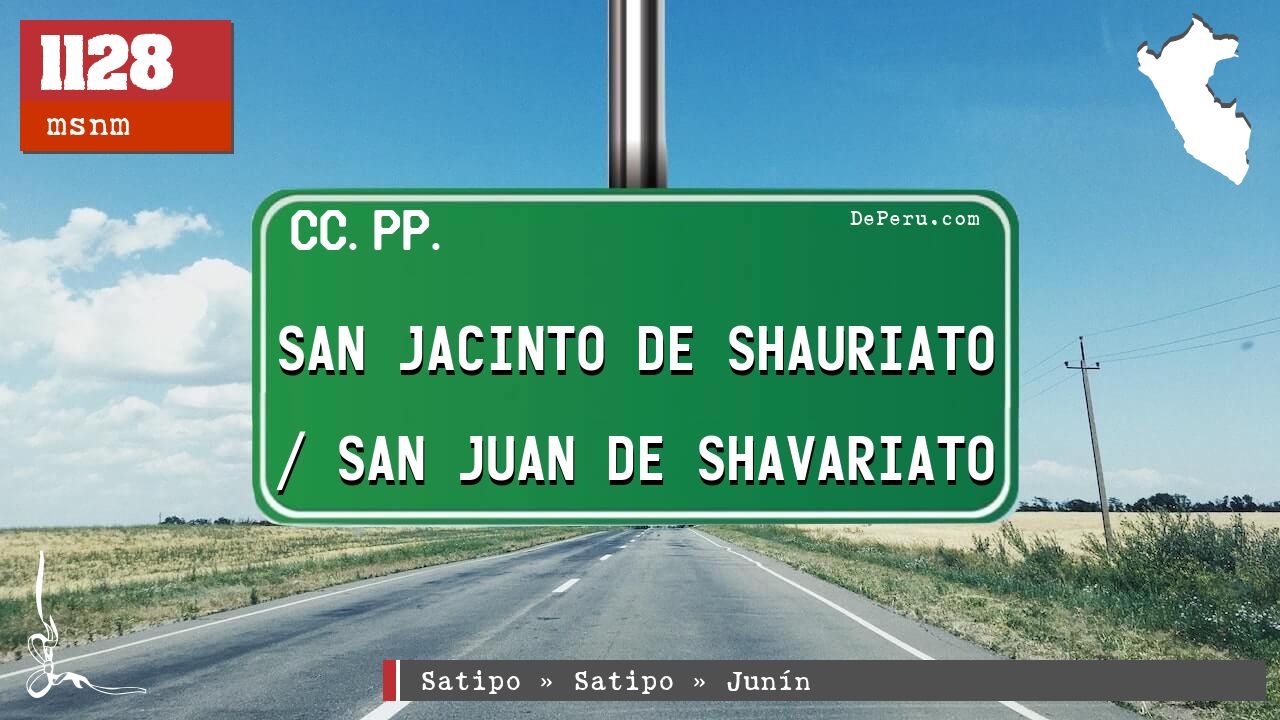 San Jacinto de Shauriato / San Juan de Shavariato