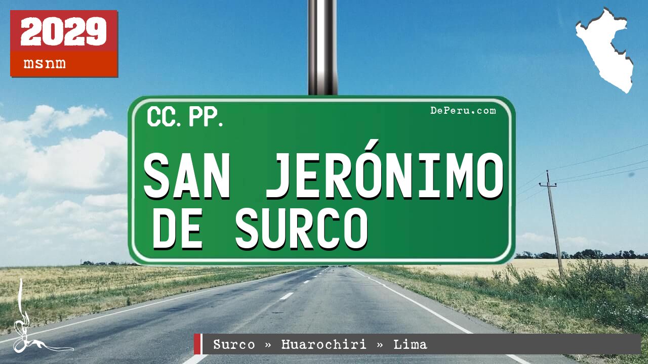 San Jernimo de Surco