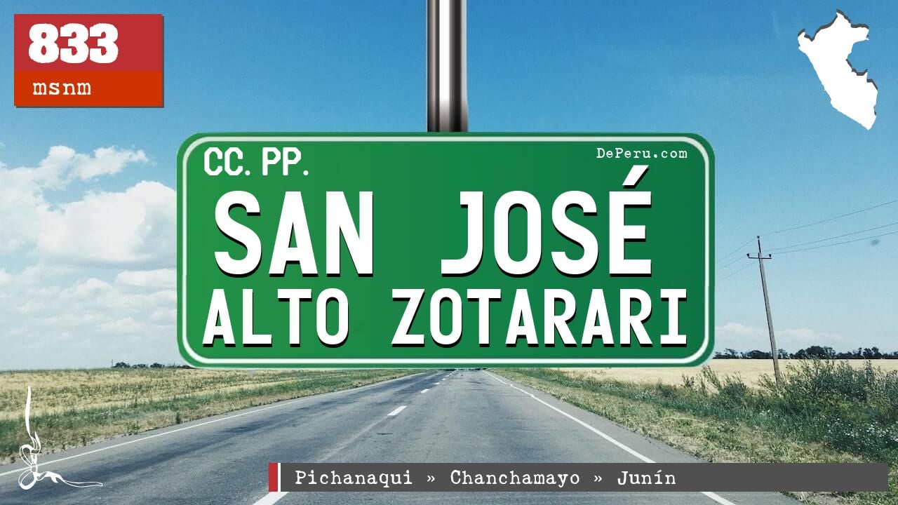 San Jos Alto Zotarari