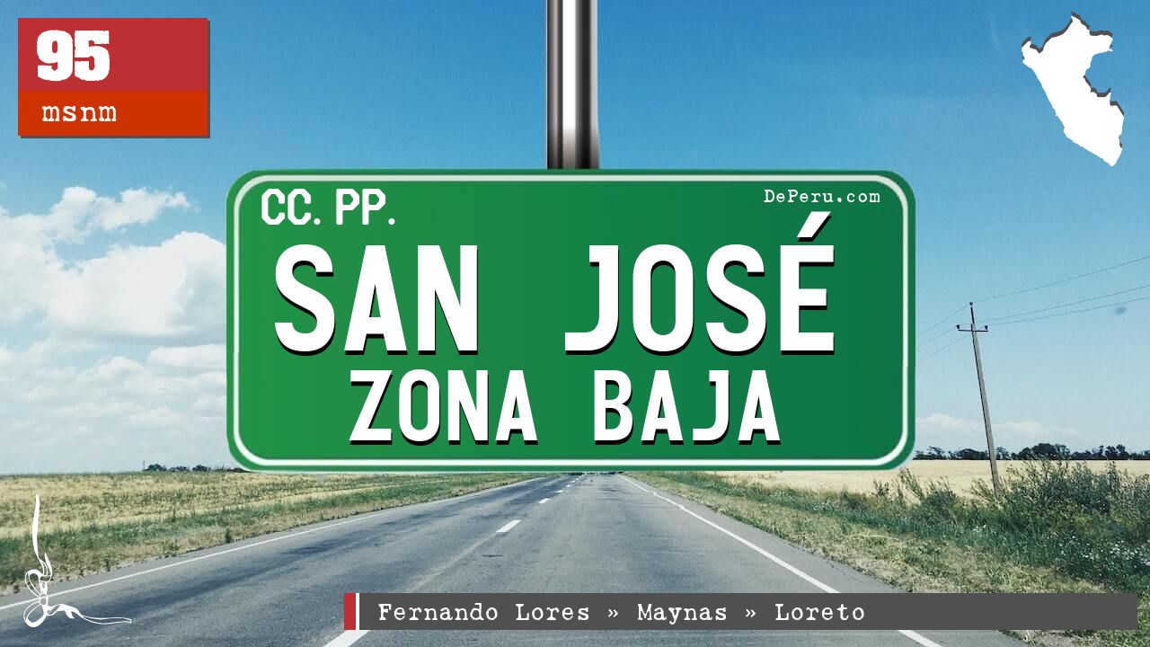 San Jos Zona Baja
