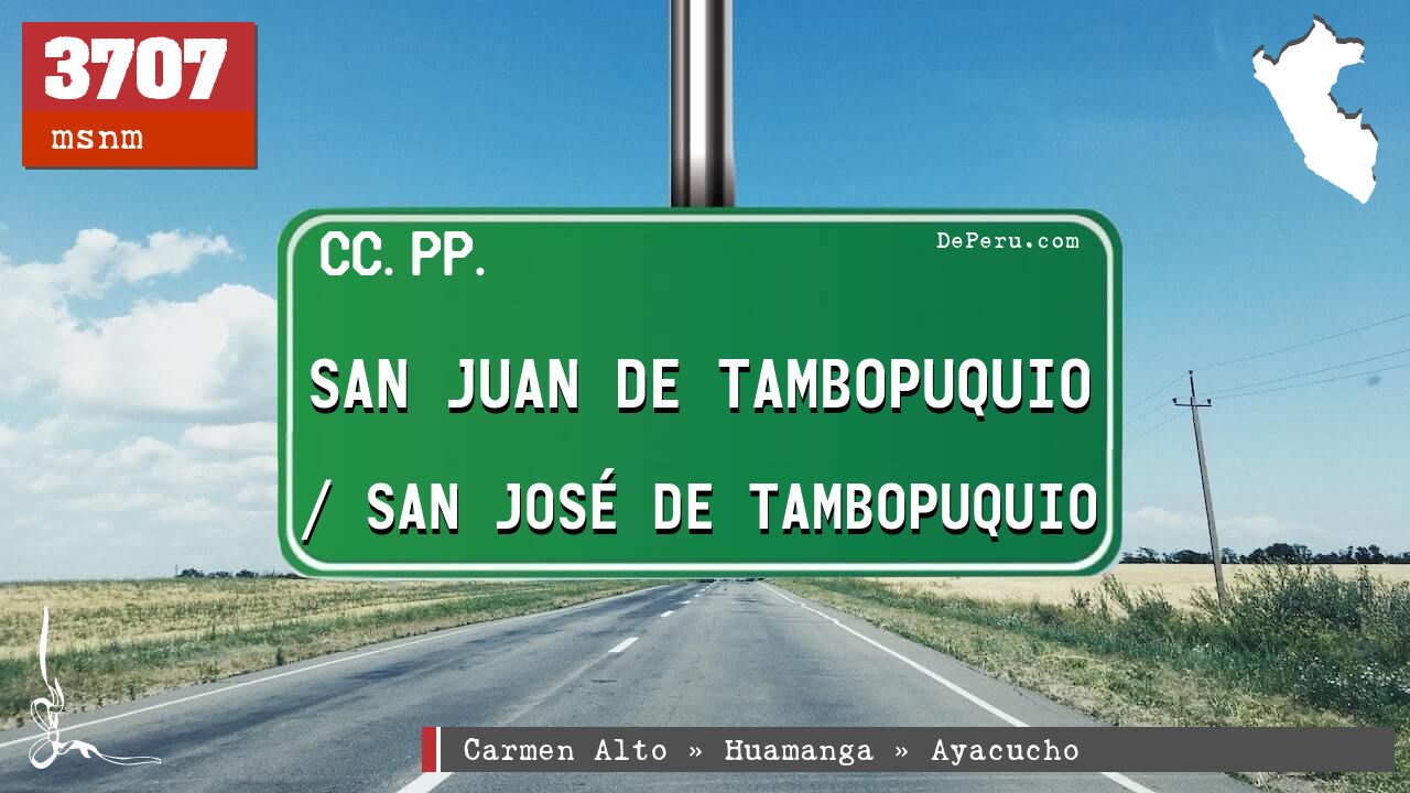San Juan de Tambopuquio / San Jos de Tambopuquio