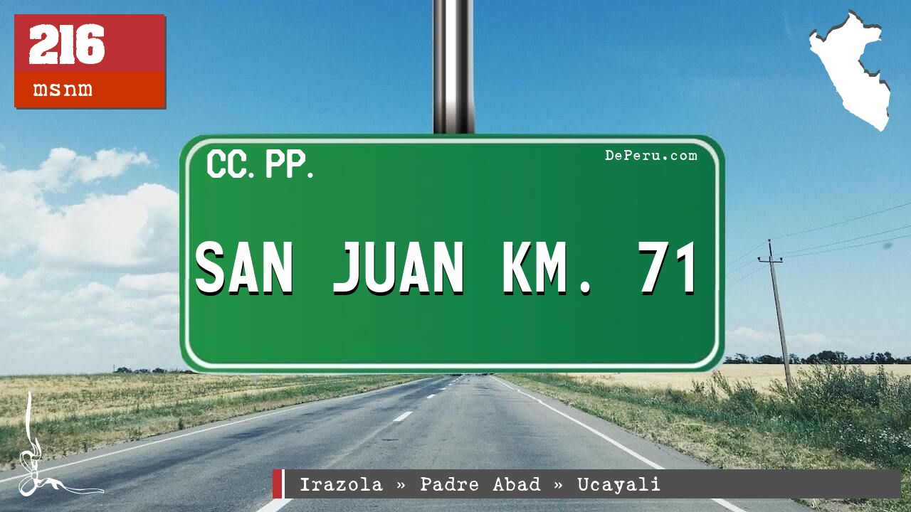 San Juan km. 71