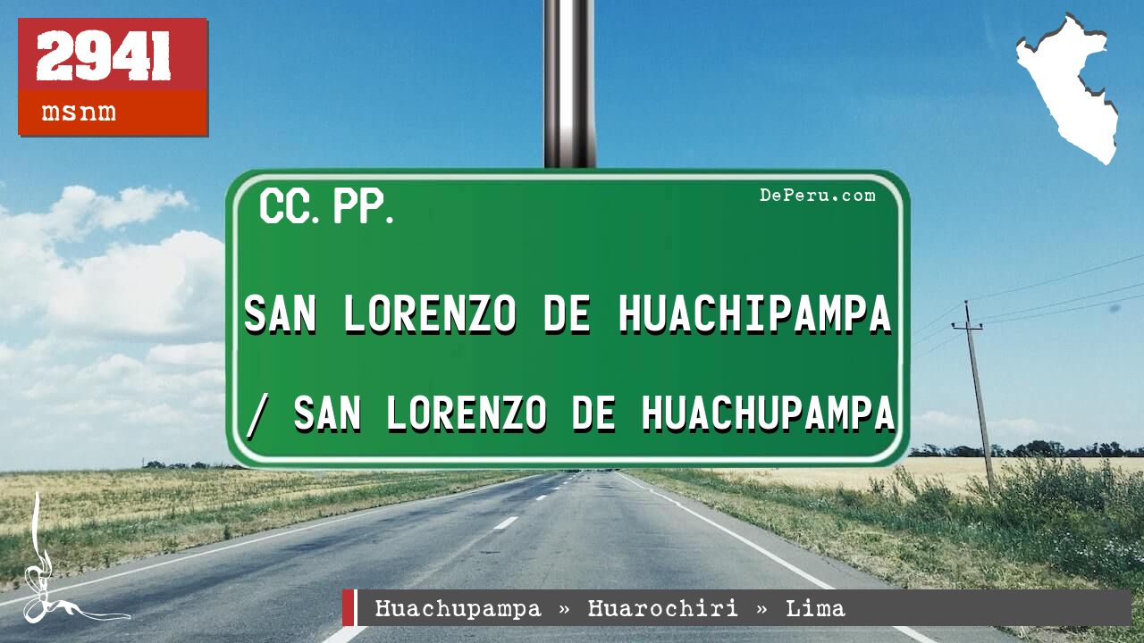 SAN LORENZO DE HUACHIPAMPA