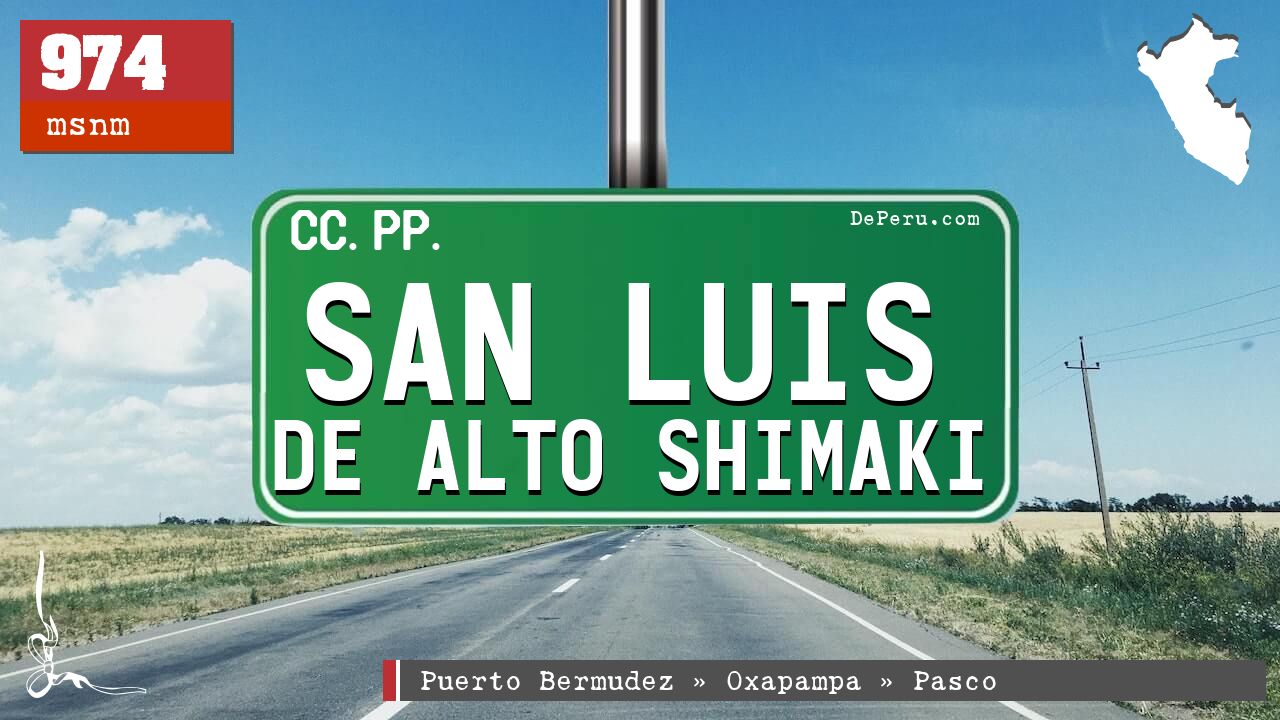 San Luis de Alto Shimaki