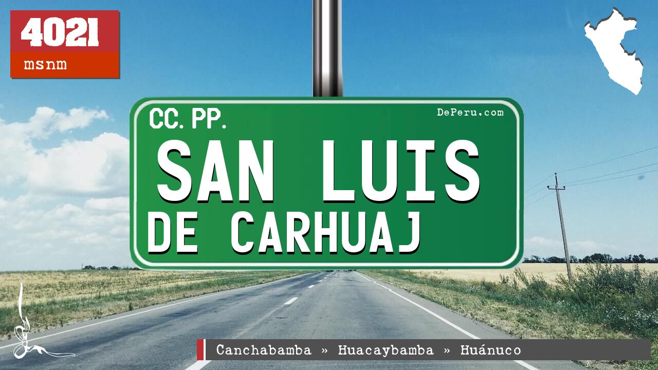 San Luis de Carhuaj