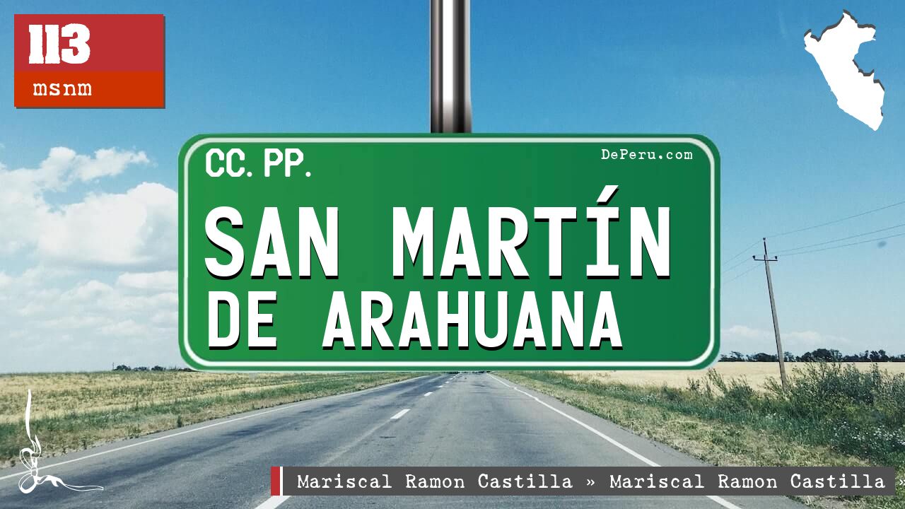 San Martín de Arahuana