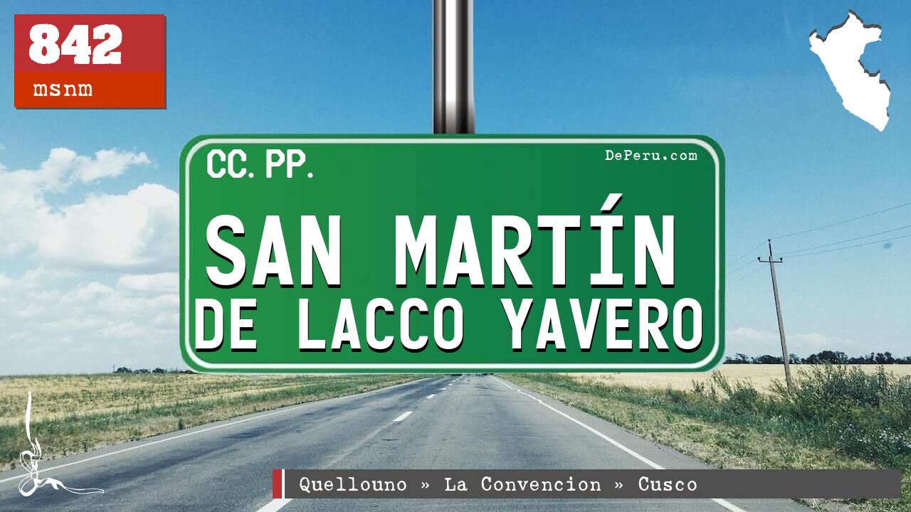 San Martn de Lacco Yavero