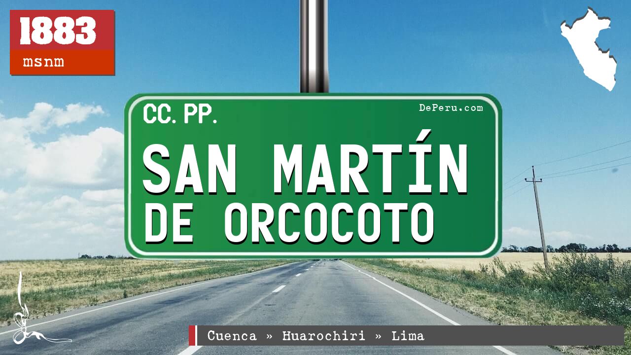 San Martn de Orcocoto