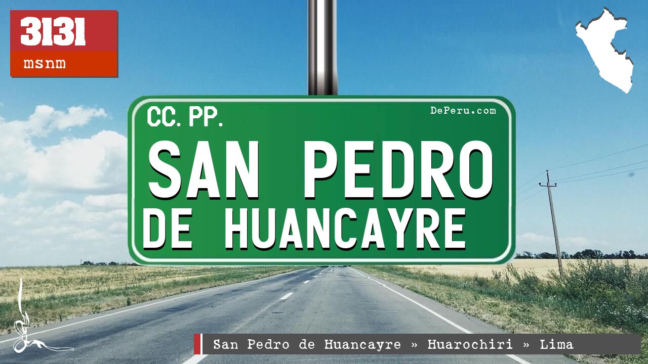 San Pedro de Huancayre