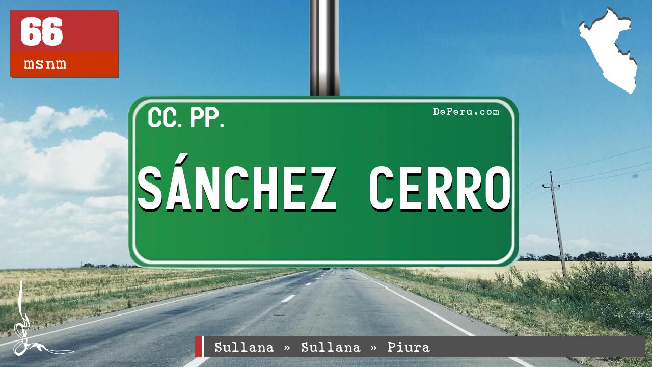 Sánchez Cerro