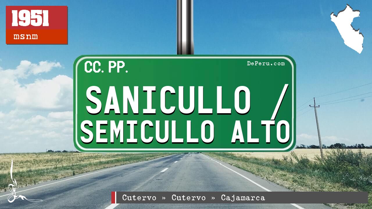 Sanicullo / Semicullo Alto