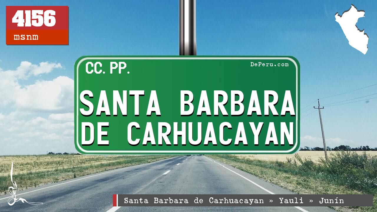 Santa Barbara de Carhuacayan