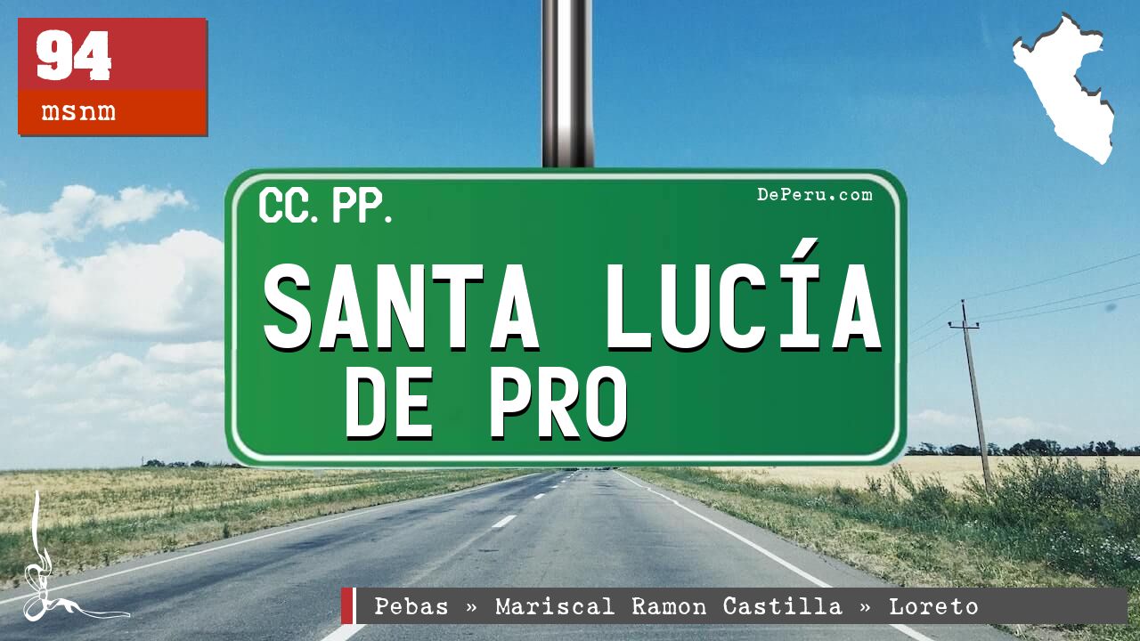 Santa Lucía de Pro