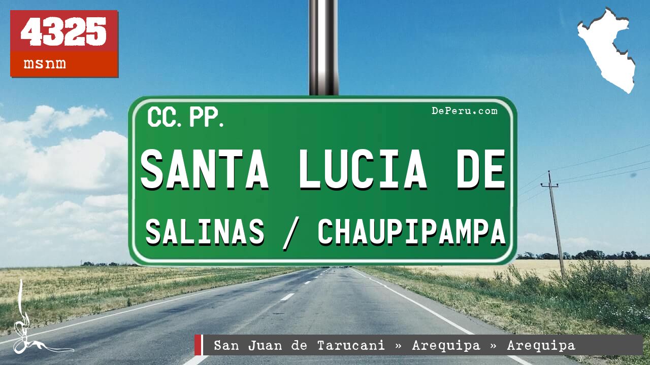 Santa Lucia de Salinas / Chaupipampa