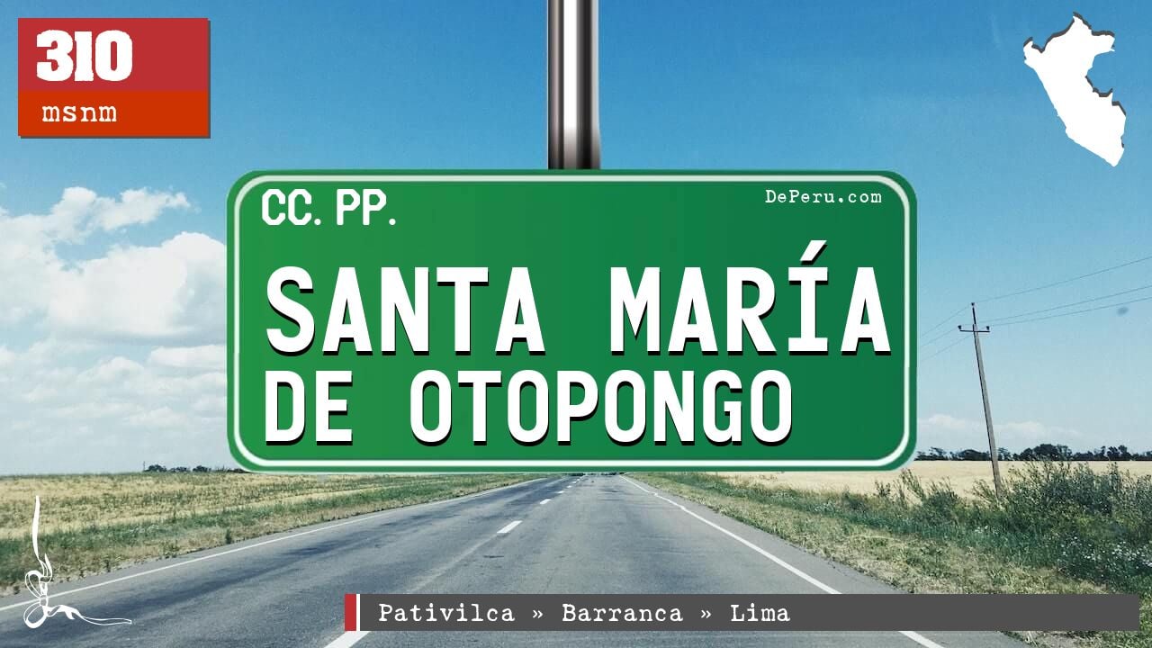 Santa Mara de Otopongo