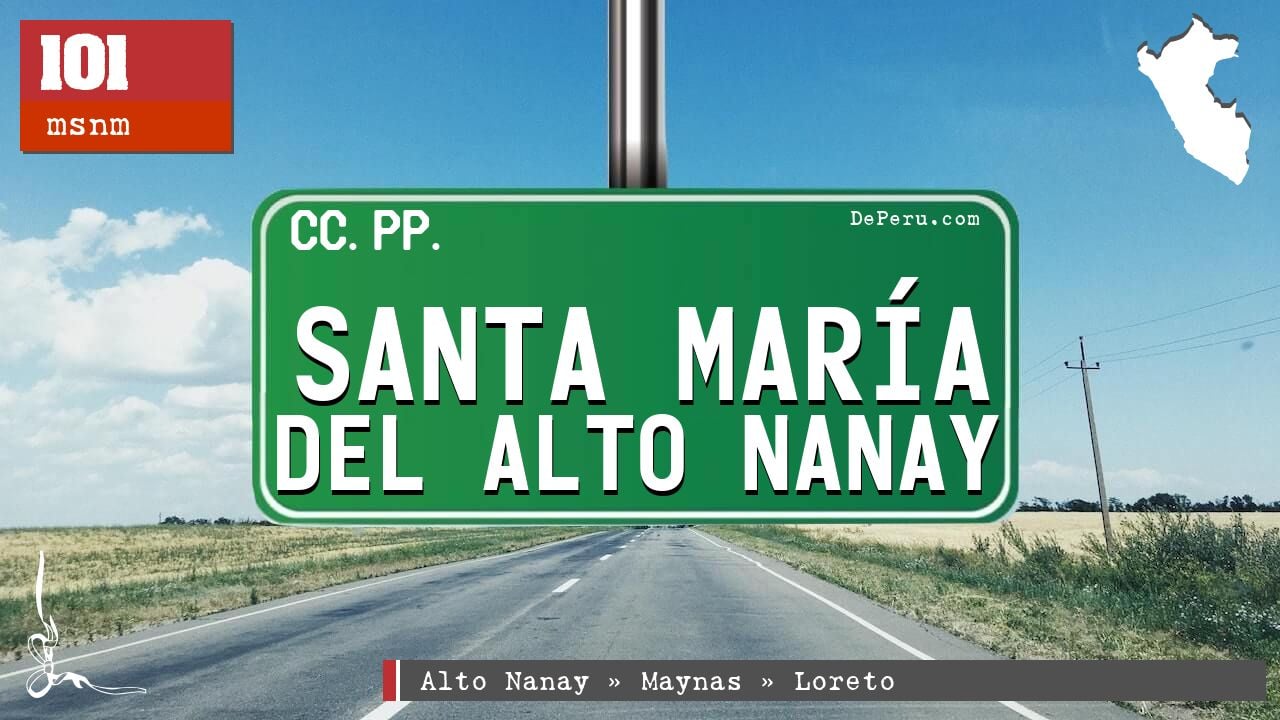 Santa Mara del Alto Nanay