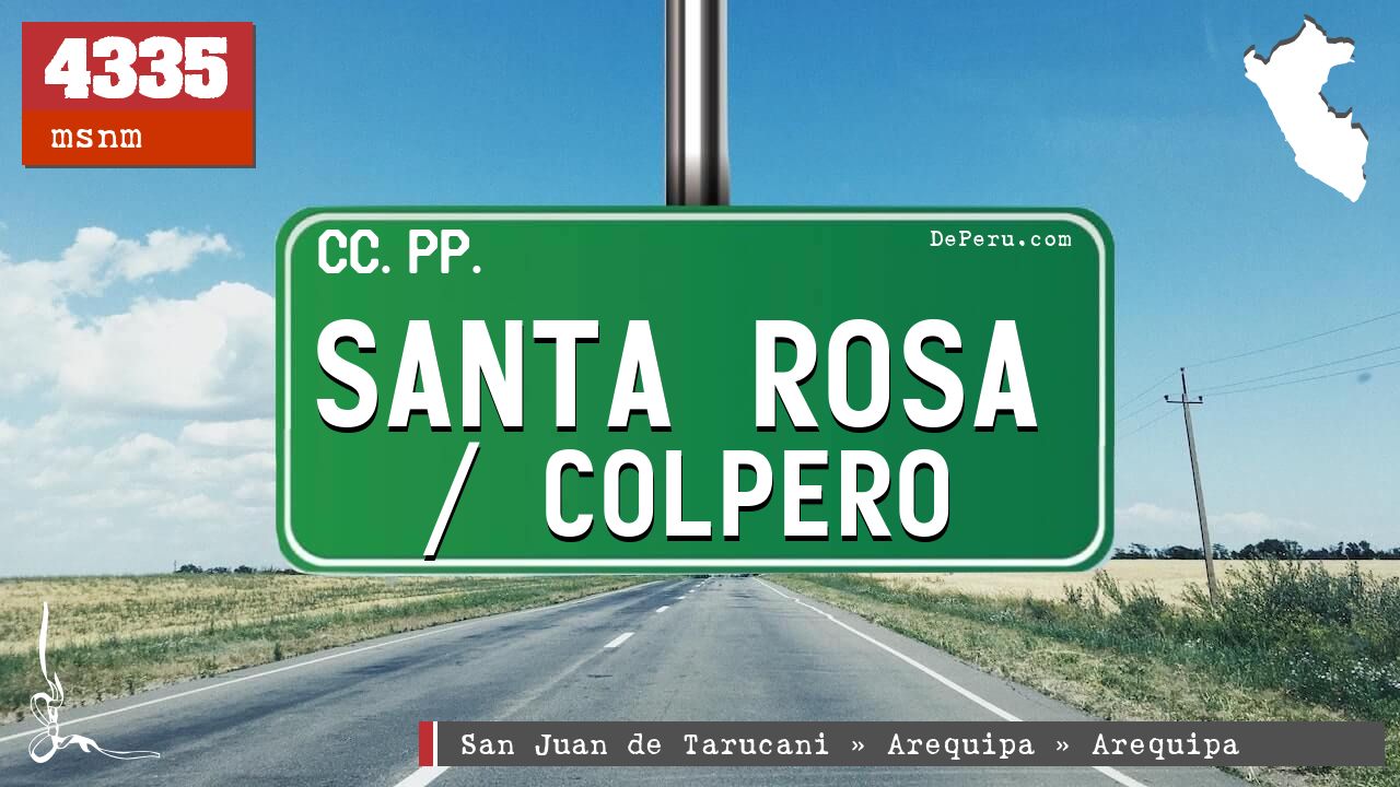 Santa Rosa / Colpero