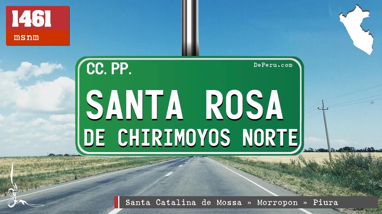 Santa Rosa de Chirimoyos Norte