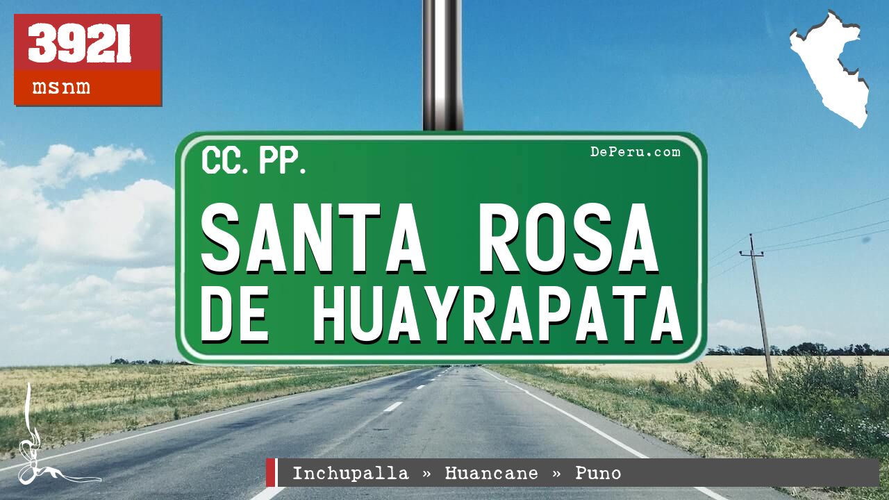 Santa Rosa de Huayrapata