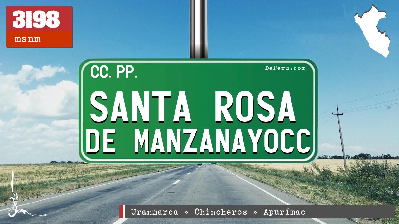 Santa Rosa de Manzanayocc