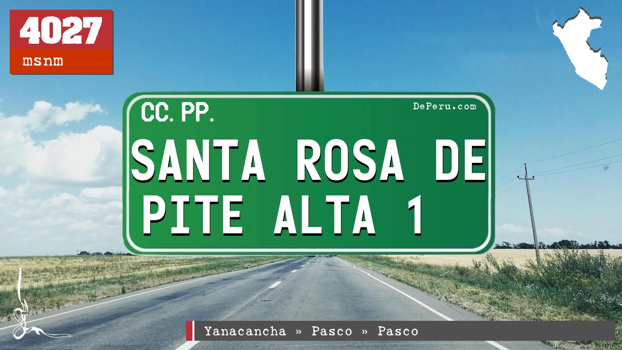 Santa Rosa de Pite Alta 1