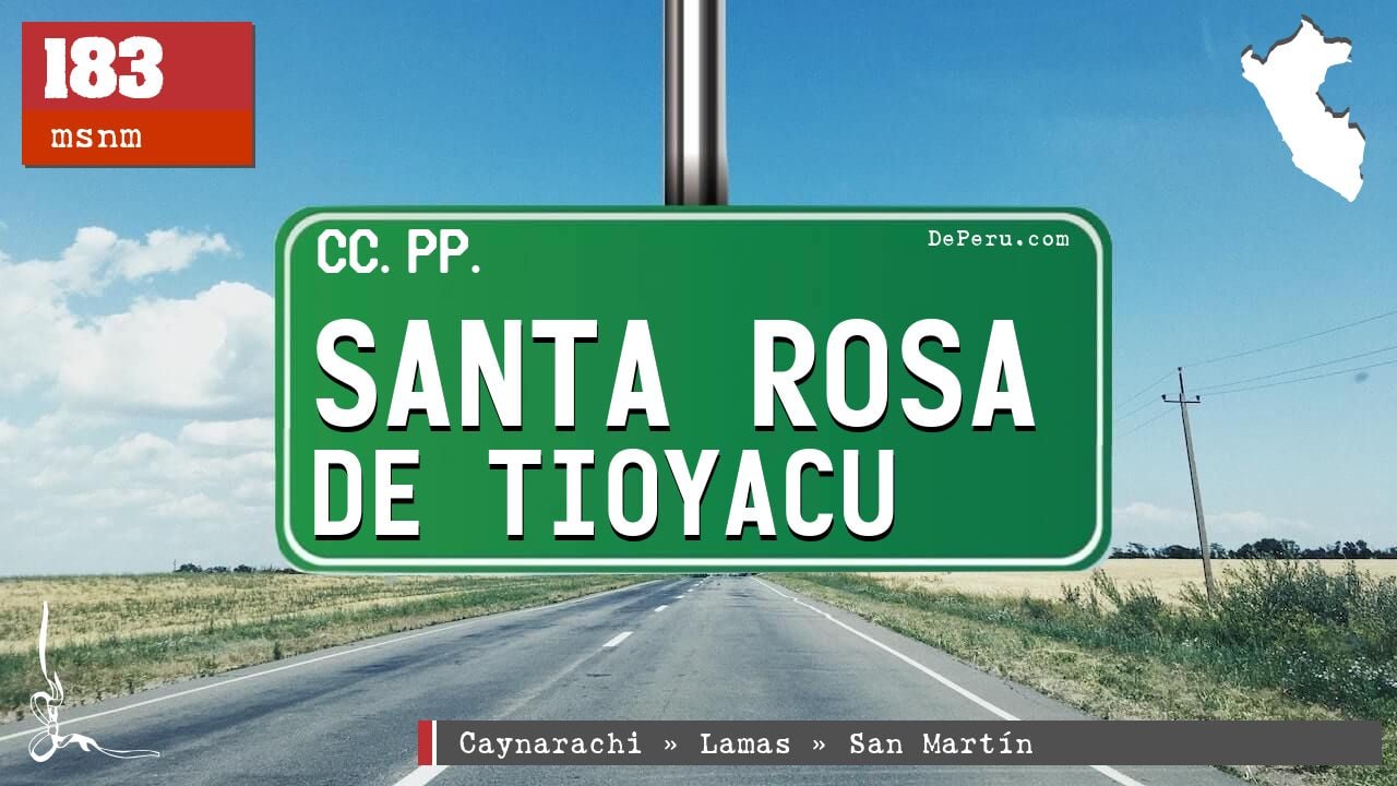 Santa Rosa de Tioyacu