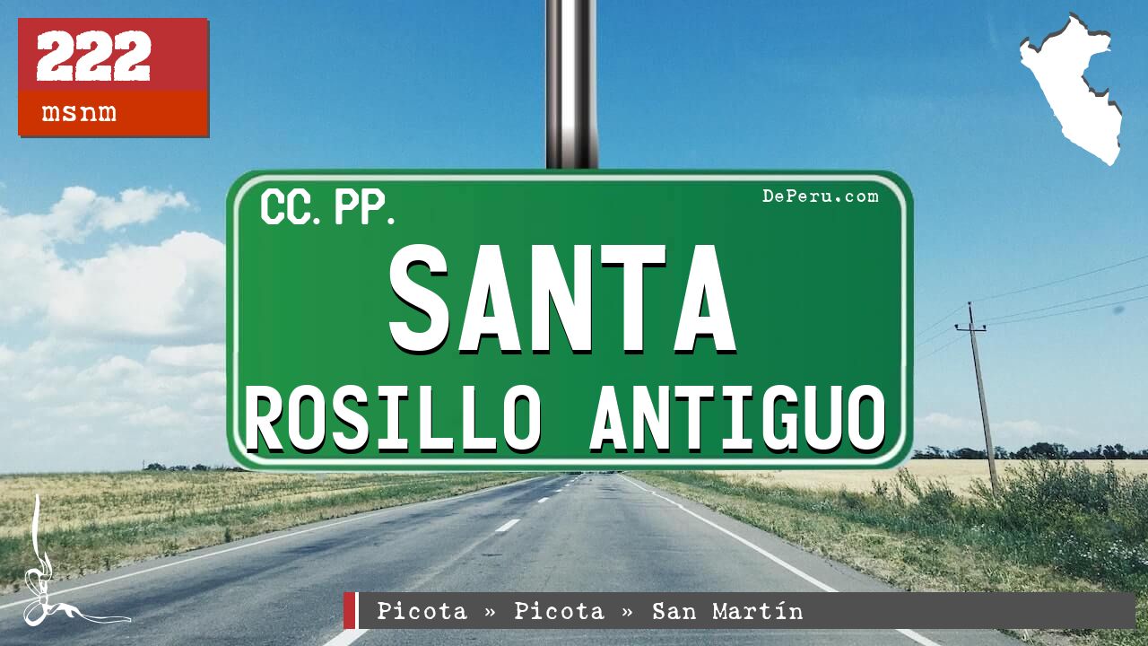 Santa Rosillo Antiguo