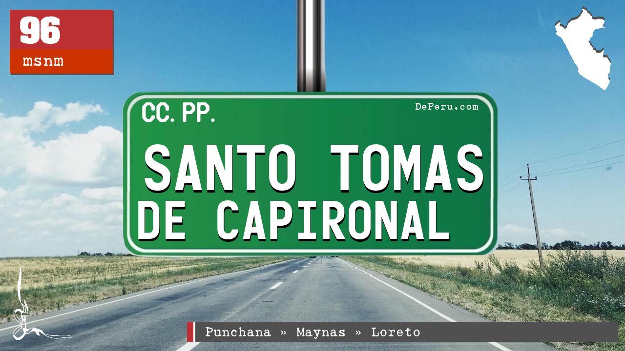 Santo Tomas de Capironal