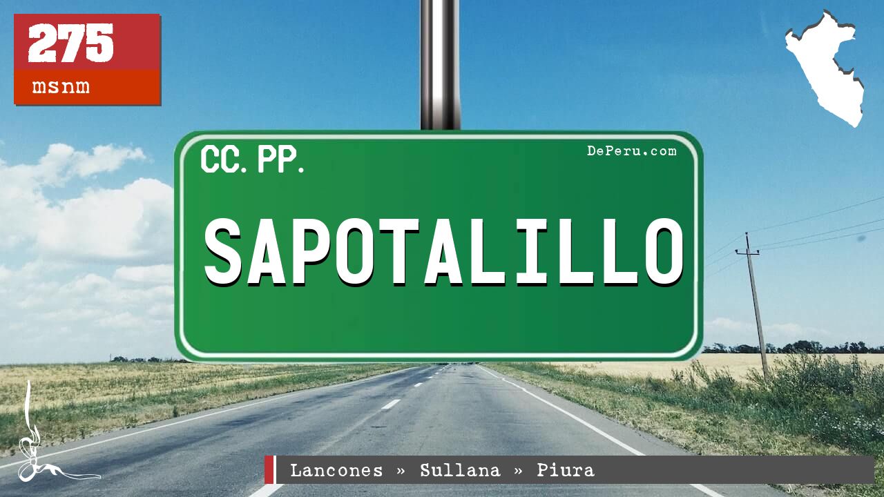 Sapotalillo