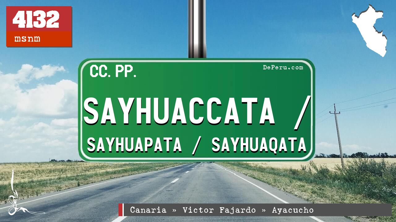 Sayhuaccata / Sayhuapata / Sayhuaqata