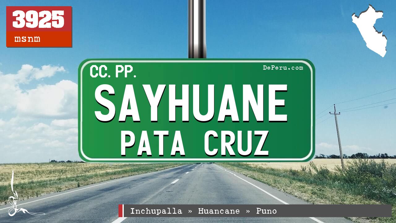 Sayhuane Pata Cruz